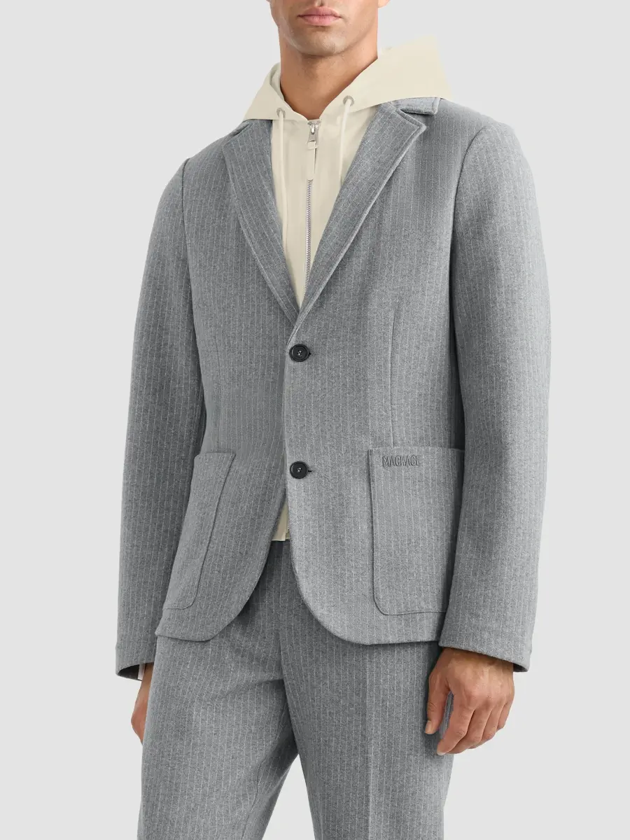 Mackage Men's Wells 2-in-1 Brushed Knit Blazer | Thumbnail 4 Mackage Men's Wells 2-in-1 Brushed Knit Blazer | Thumbnail 4