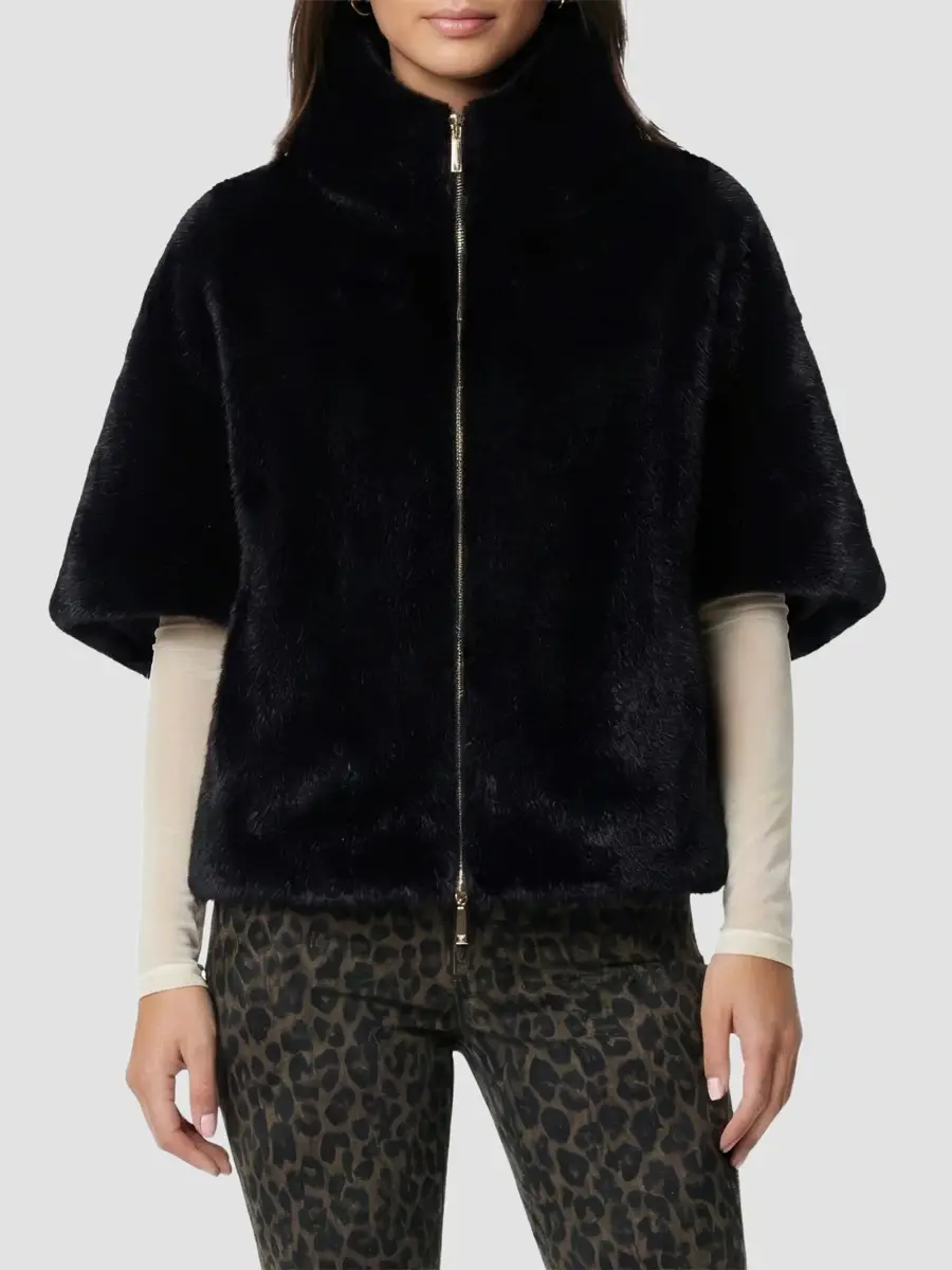Lyla Grant Women's Faux Fur Mink Coat, Hood | Thumbnail 3 Lyla Grant Women's Faux Fur Mink Coat, Hood | Thumbnail 3
