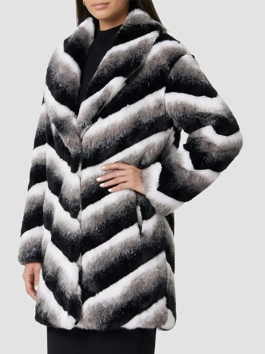 Lyla Grant Women's Faux Fur Chinchilla Stroller | Thumbnail 4 Lyla Grant Women's Faux Fur Chinchilla Stroller | Thumbnail 4