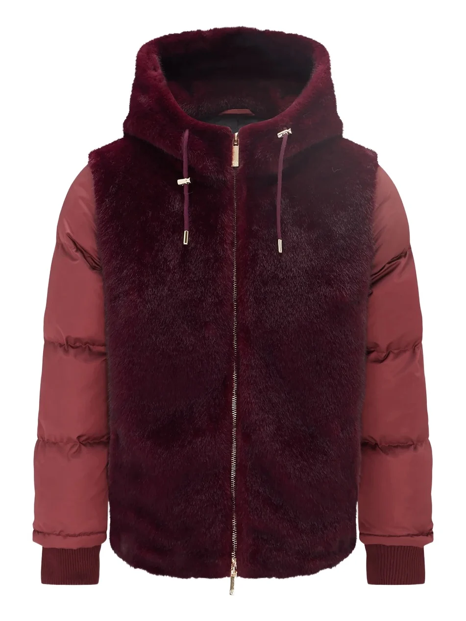 Women's Faux Fur Mink Quilted Coat Women's Faux Fur Mink Quilted Coat