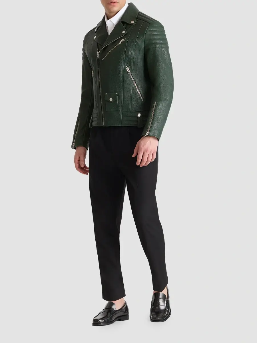 Mackage Men's Kenneth Leather Moto Jacket | Thumbnail 2