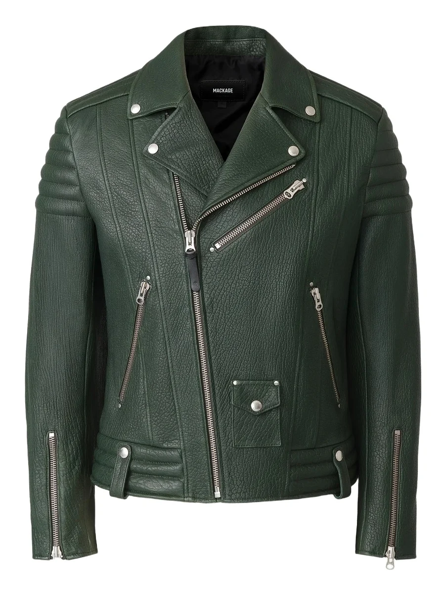 Mackage Men's Kenneth Leather Moto Jacket