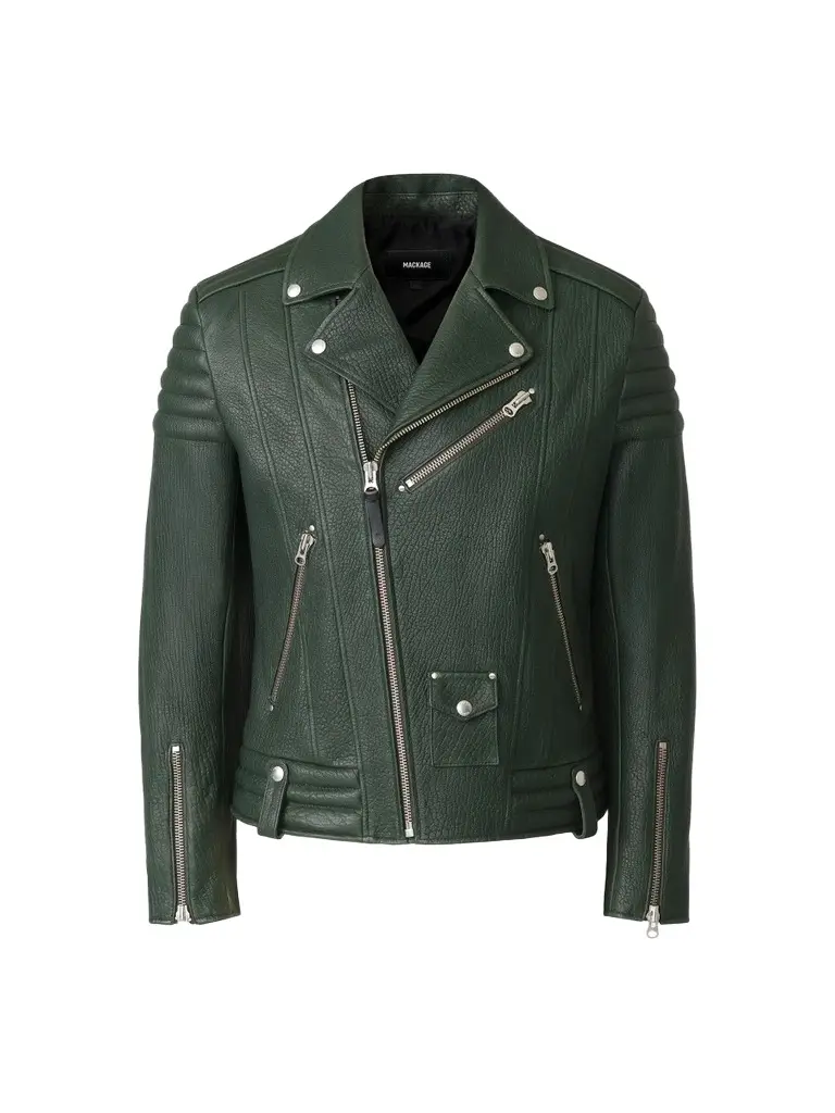 Mackage Men's Kenneth Leather Moto Jacket