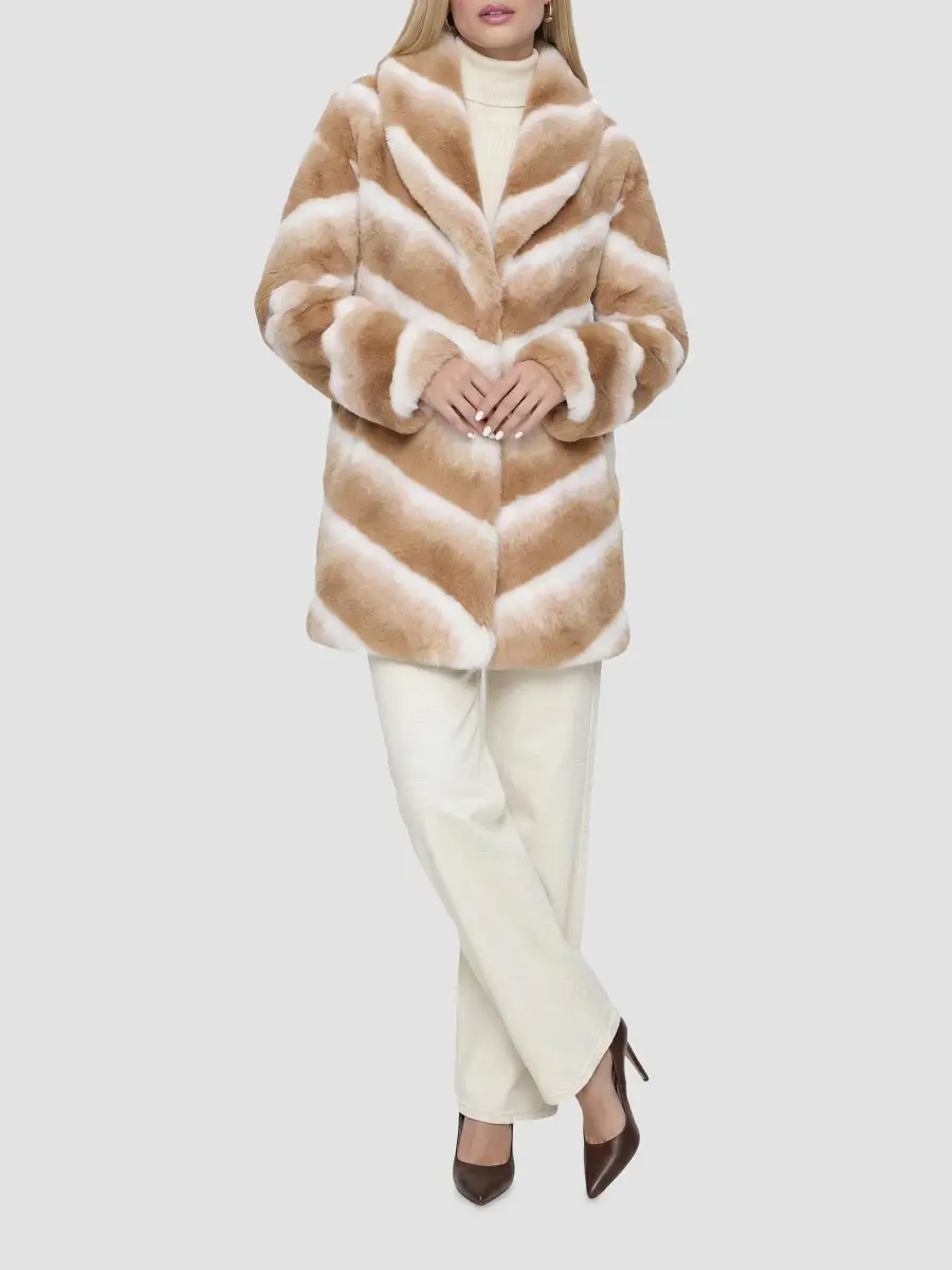 Lyla Grant Women's Faux Fur Chinchilla Stroller | Thumbnail 2 Lyla Grant Women's Faux Fur Chinchilla Stroller | Thumbnail 2