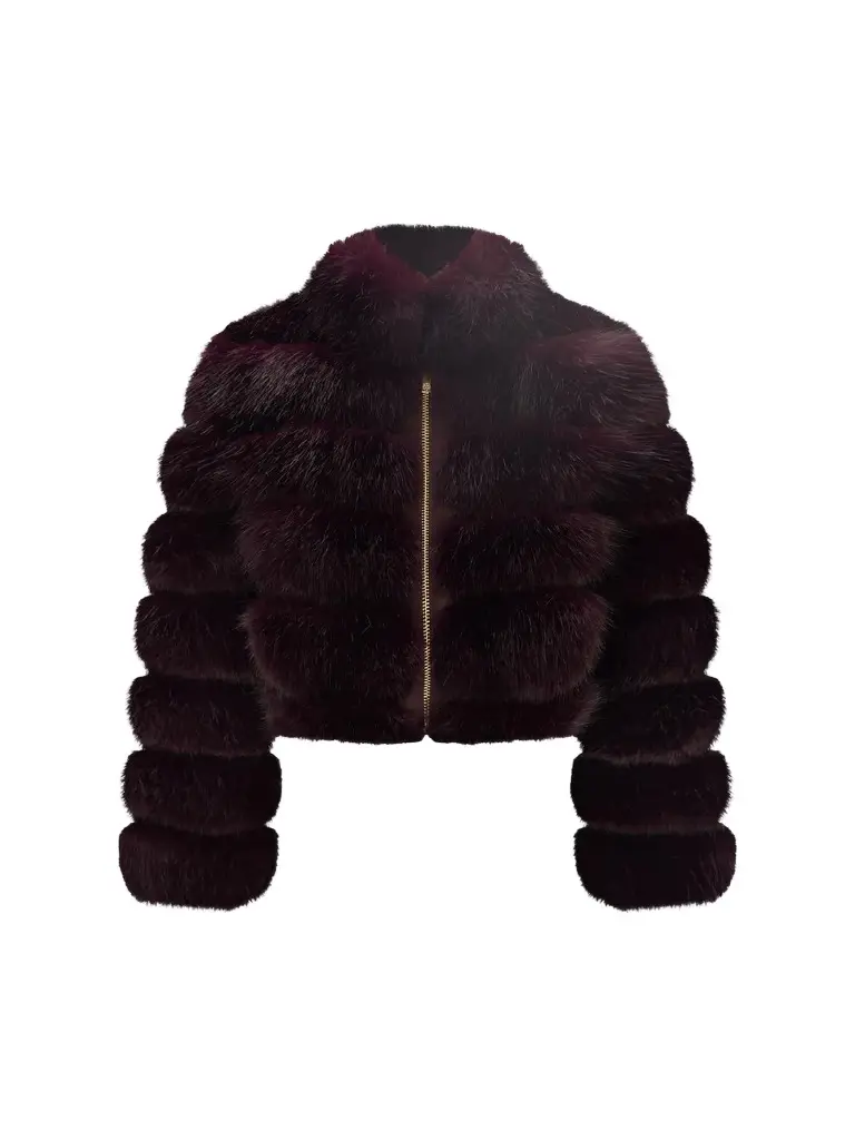 Women's Faux Fur Fox Reversible Coat Women's Faux Fur Fox Reversible Coat