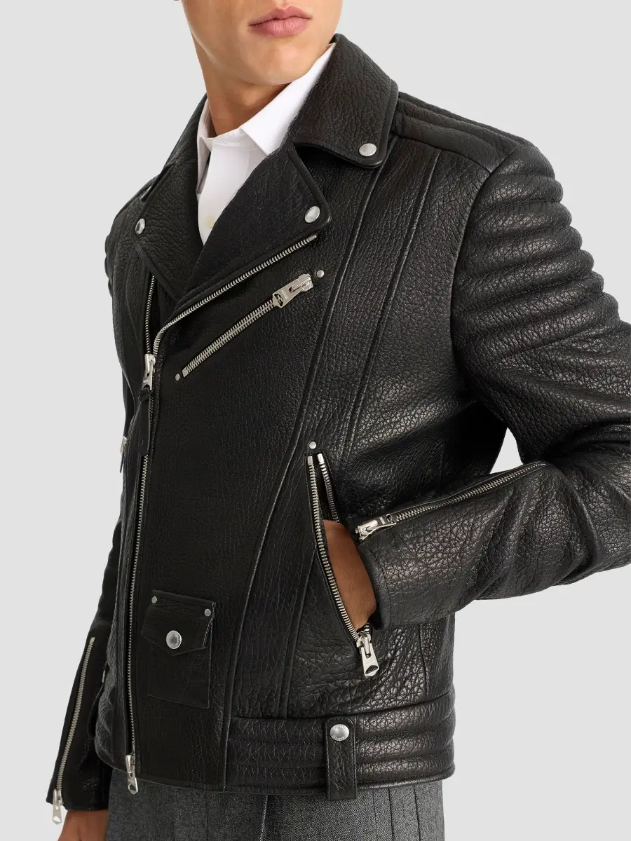 Mackage Men's Kenneth Leather Moto Jacket | Thumbnail 6