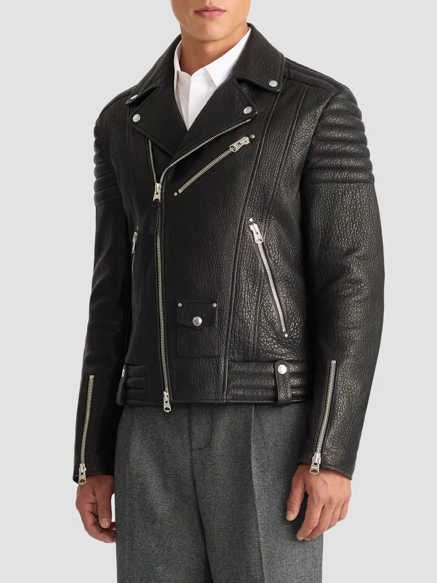 Mackage Men's Kenneth Leather Moto Jacket | Thumbnail 7