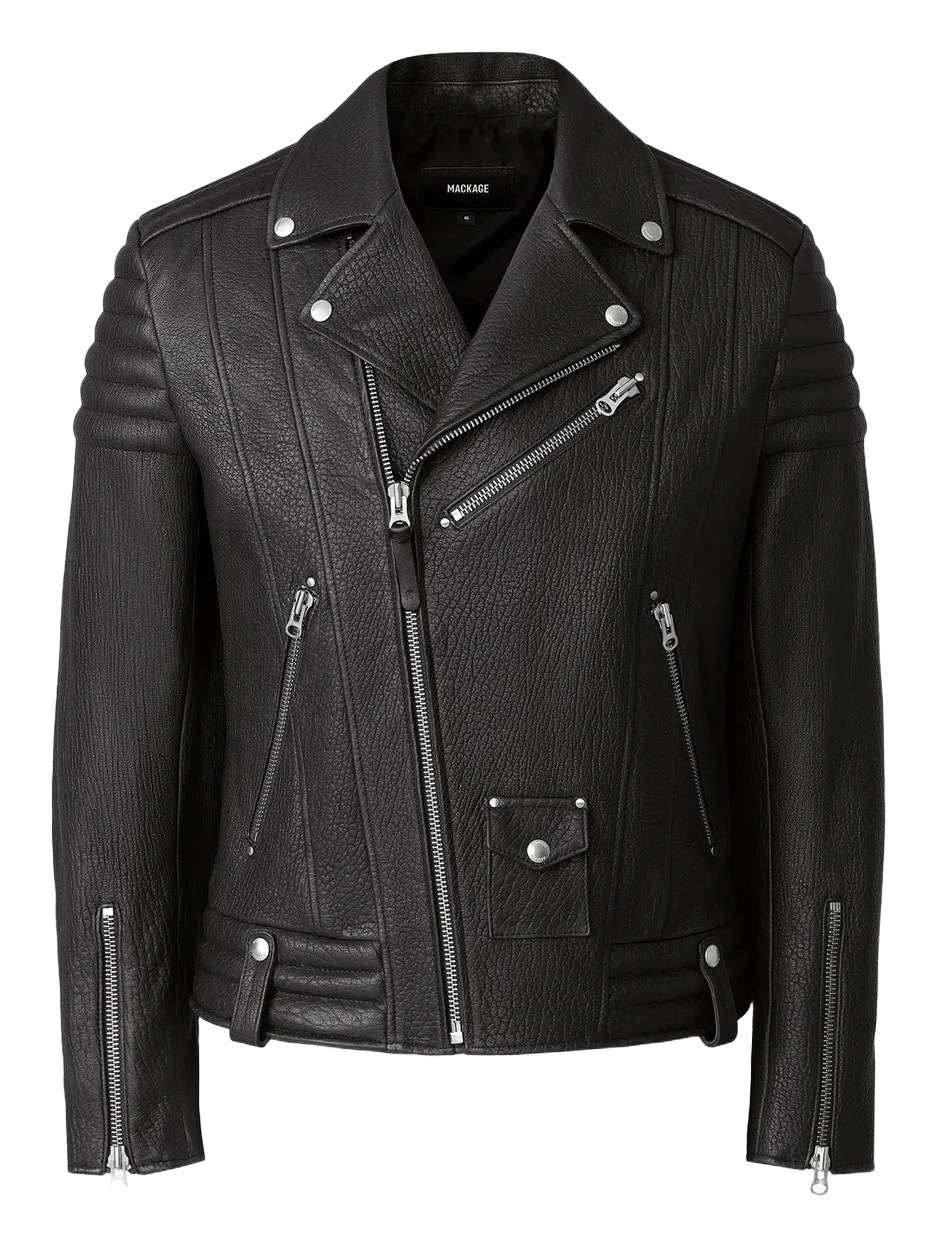 Men's Kenneth Leather Moto Jacket
