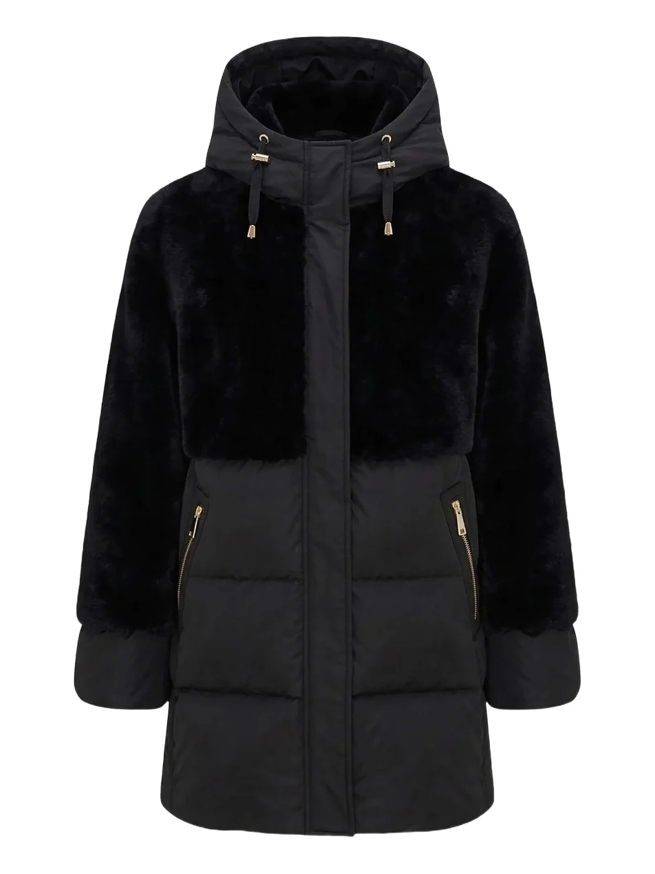 Women's Select Shearling Lamb Quilted Down Parka Women's Select Shearling Lamb Quilted Down Parka