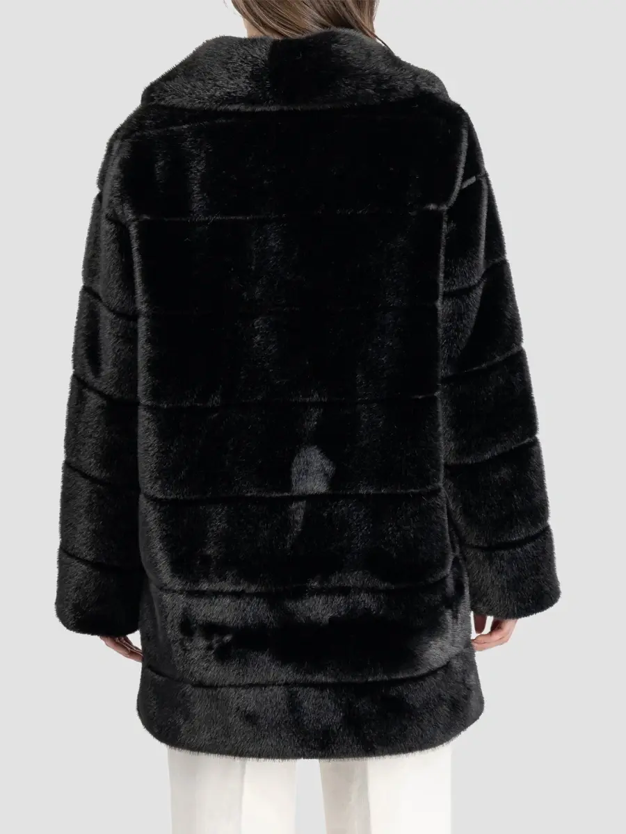 Lyla Grant Women's Faux Fur Mink Stroller Coat | Thumbnail 5 Lyla Grant Women's Faux Fur Mink Stroller Coat | Thumbnail 5