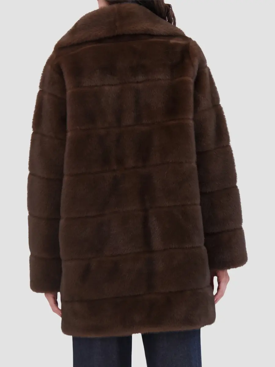Lyla Grant Women's Faux Fur Mink Stroller Coat | Thumbnail 5 Lyla Grant Women's Faux Fur Mink Stroller Coat | Thumbnail 5