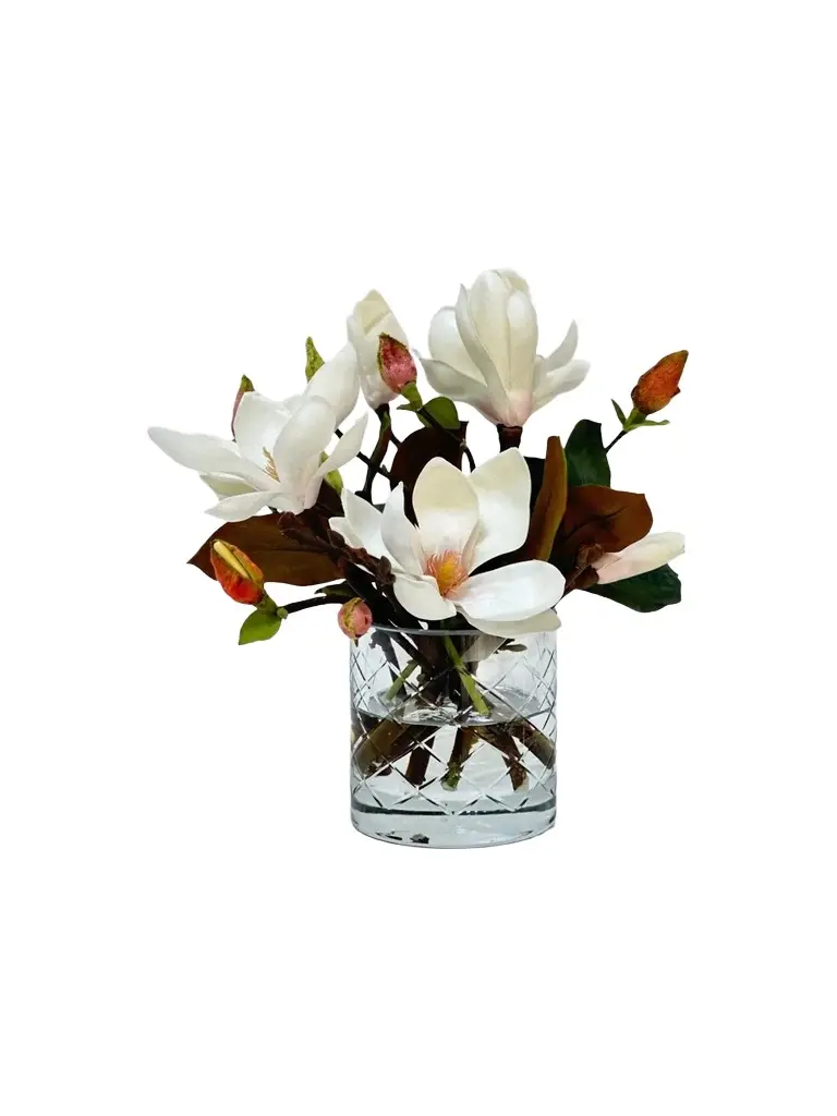 Winward Home Newness Artificial Tree Magnolia Floral Arrangement