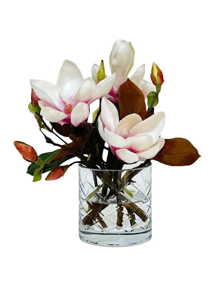 Winward Home Newness Artificial Tree Magnolia Floral Arrangement