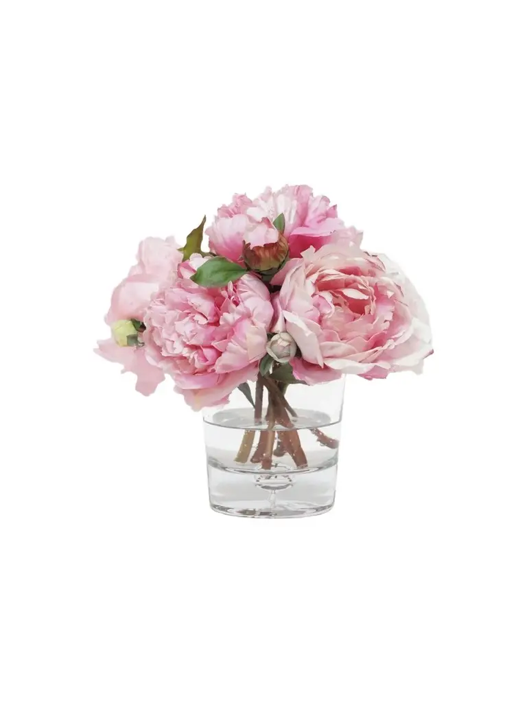 Winward Home Newness Artificial Peony Floral Arrangement
