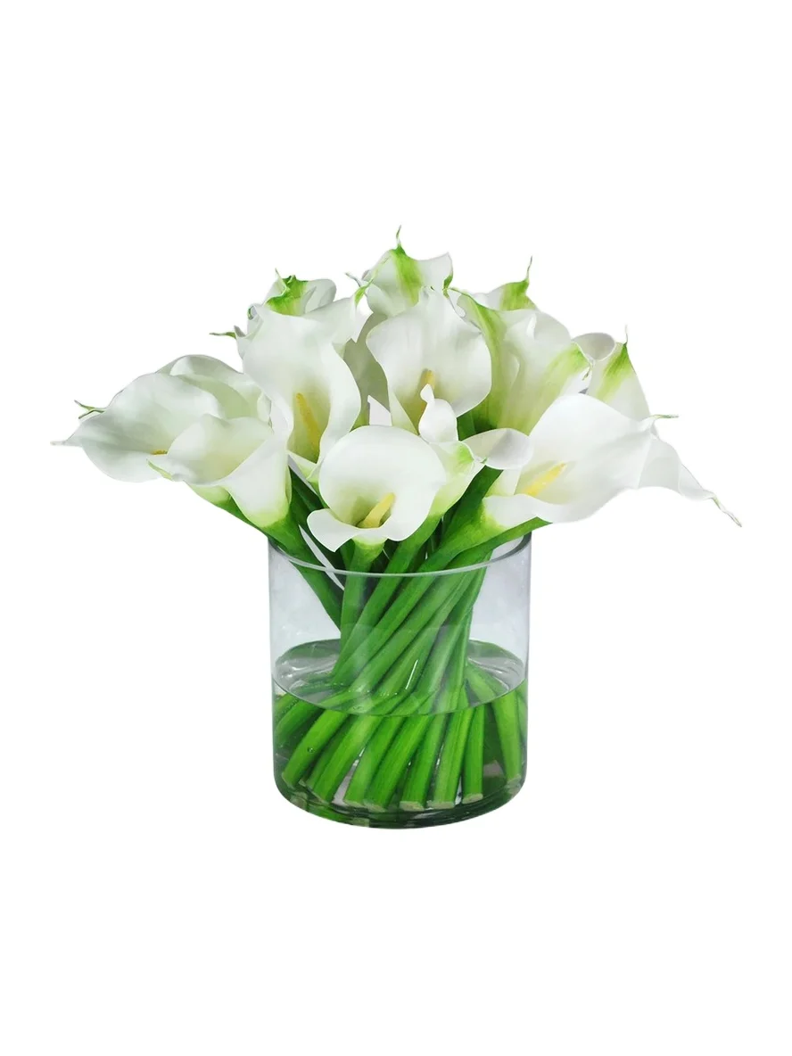 Winward Home Newness Artificial Calla Lilly Floral Arrangement