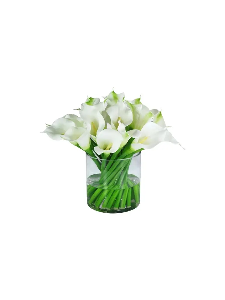 Winward Home Newness Artificial Calla Lilly Floral Arrangement