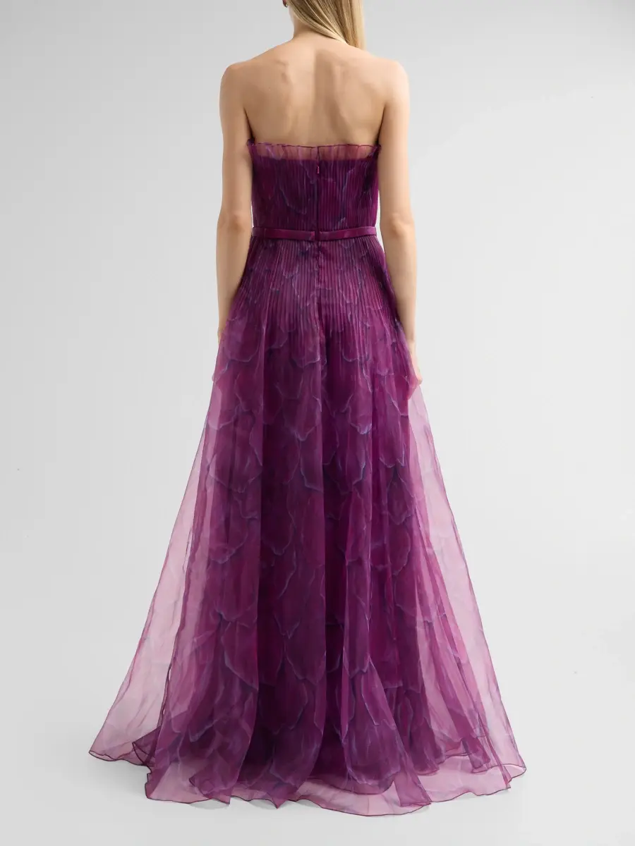 THEIA Women's Ivana Printed Organza Gown | Thumbnail 3 THEIA Women's Ivana Printed Organza Gown | Thumbnail 3