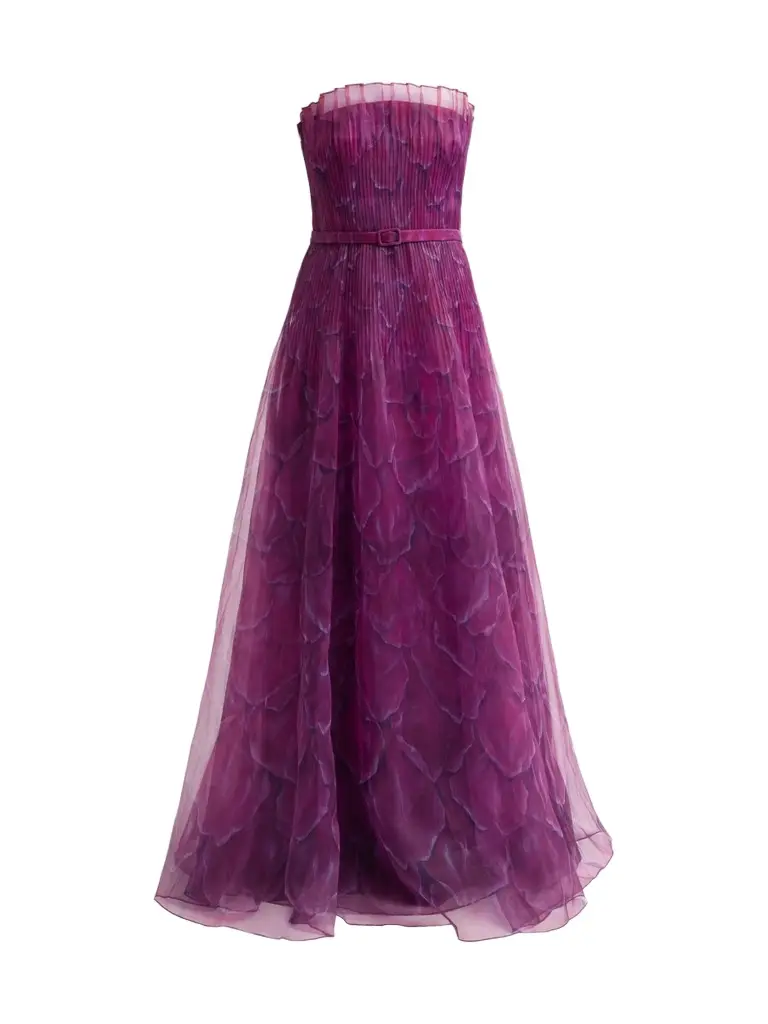 Women's Ivana Printed Organza Gown Women's Ivana Printed Organza Gown