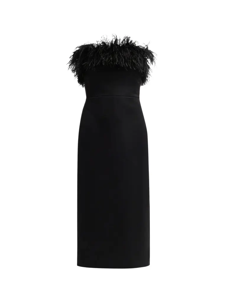 Women's Ginger Feather-Trimmed Sheath Dress Women's Ginger Feather-Trimmed Sheath Dress
