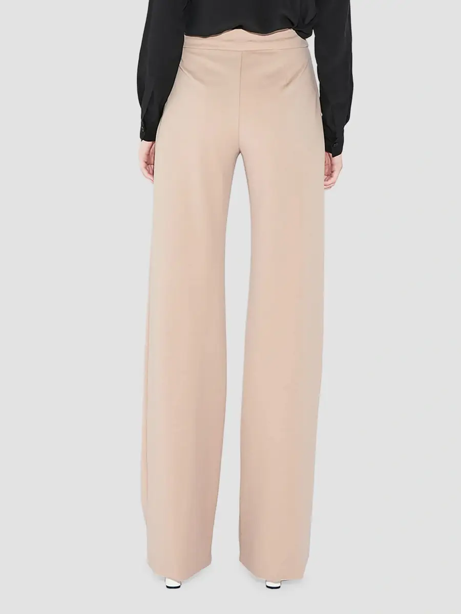 CALLAS MILANO Women's Anouk Stretch Jersey Wide Leg A-Line Pants | Thumbnail 4