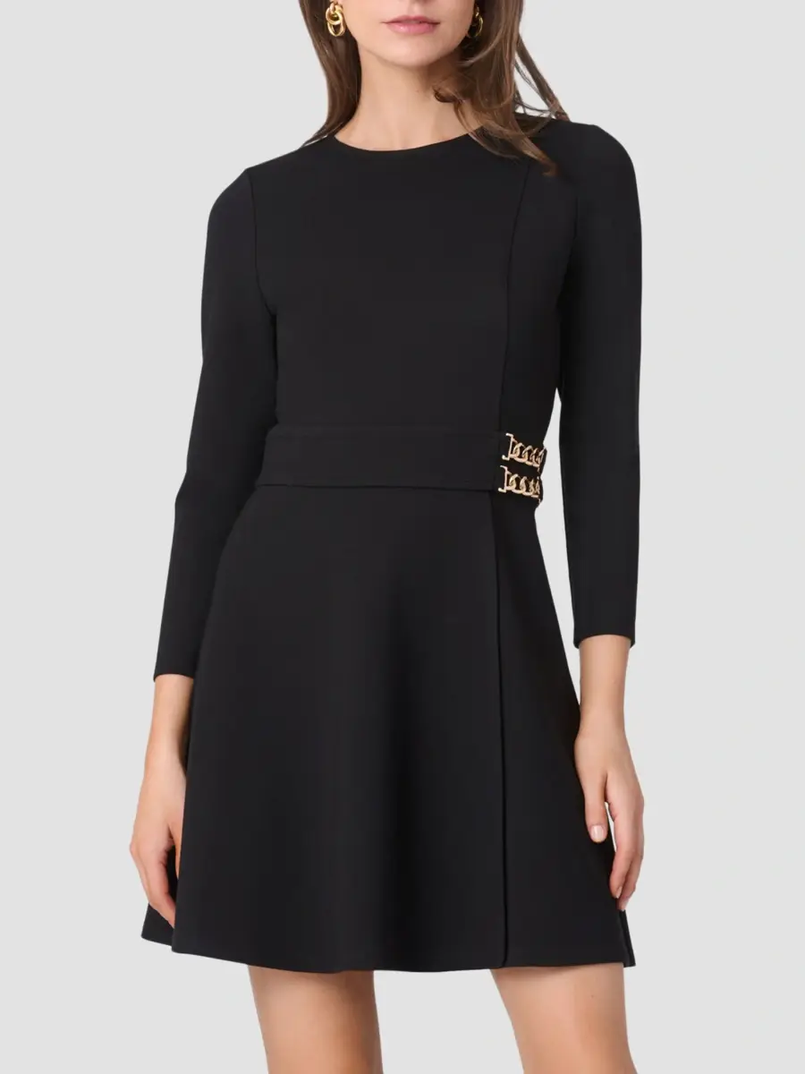 Shoshanna Women's Rachel Chainlink A-Line Mini Dress | Thumbnail 2 Shoshanna Women's Rachel Chainlink A-Line Mini Dress | Thumbnail 2