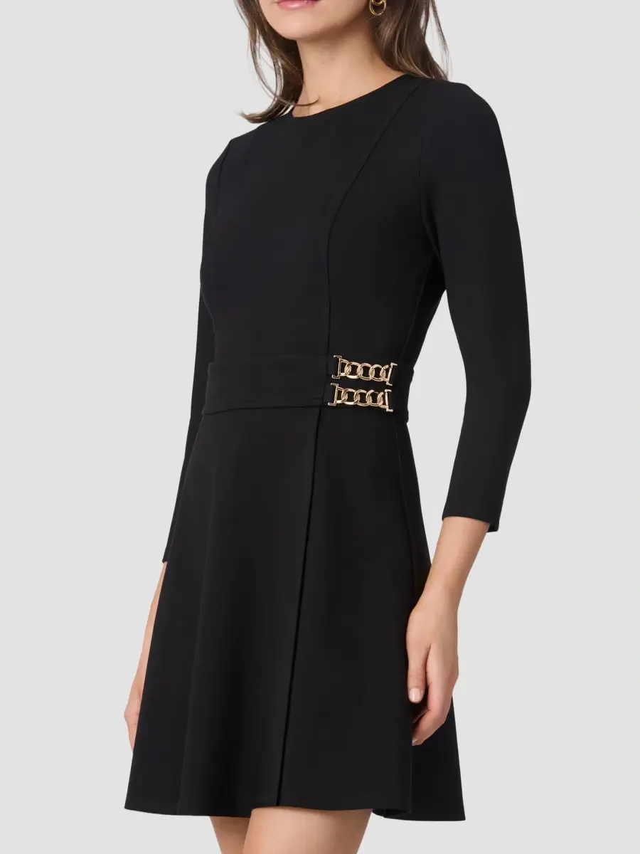 Shoshanna Women's Rachel Chainlink A-Line Mini Dress | Thumbnail 4 Shoshanna Women's Rachel Chainlink A-Line Mini Dress | Thumbnail 4