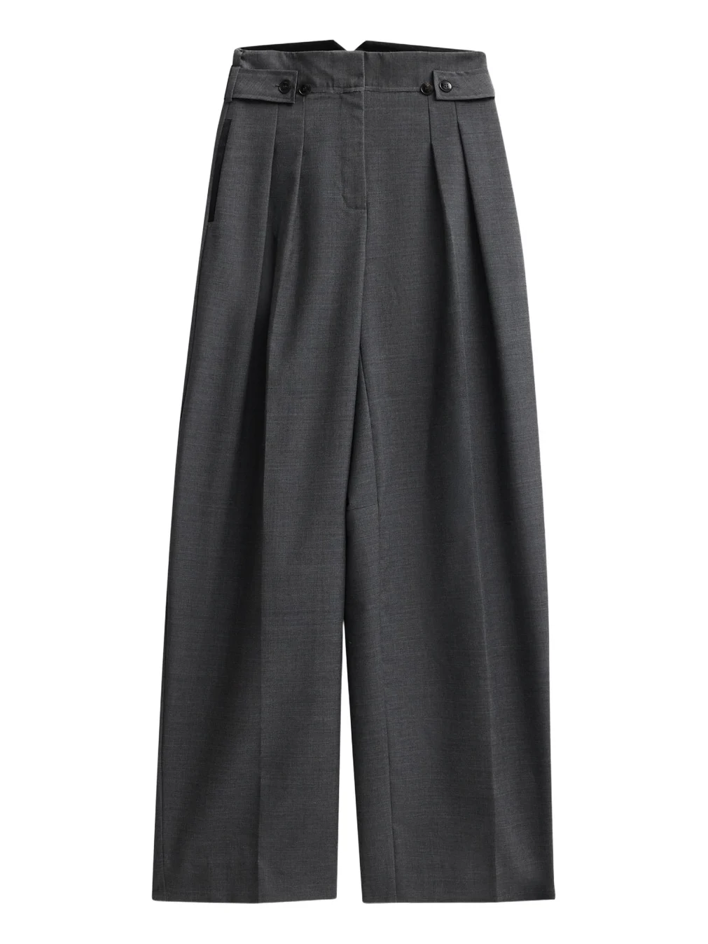 Jason Wu Collection Women's Pleat-Front Tropical Wool High-Rise Trousers