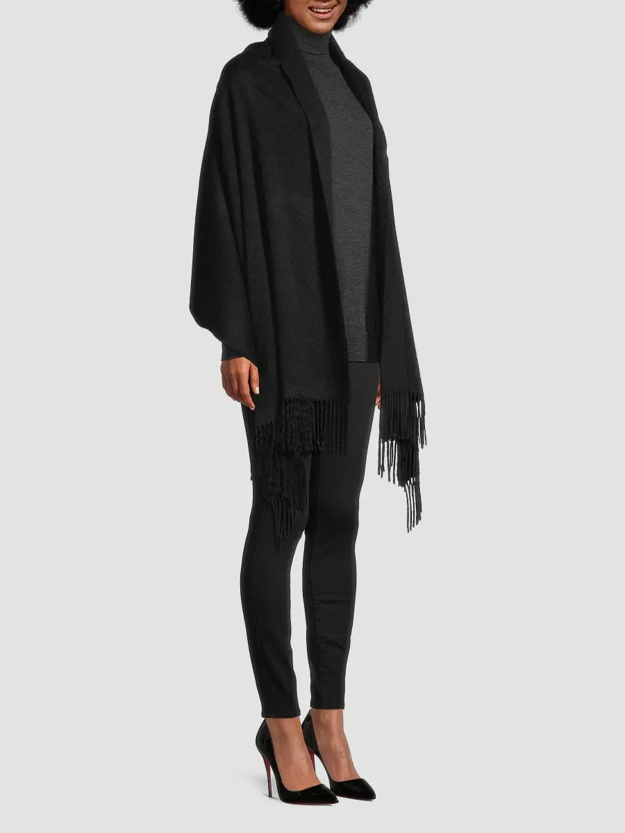 Sofia Cashmere Women's Fringed Cashmere Wrap | Thumbnail 2