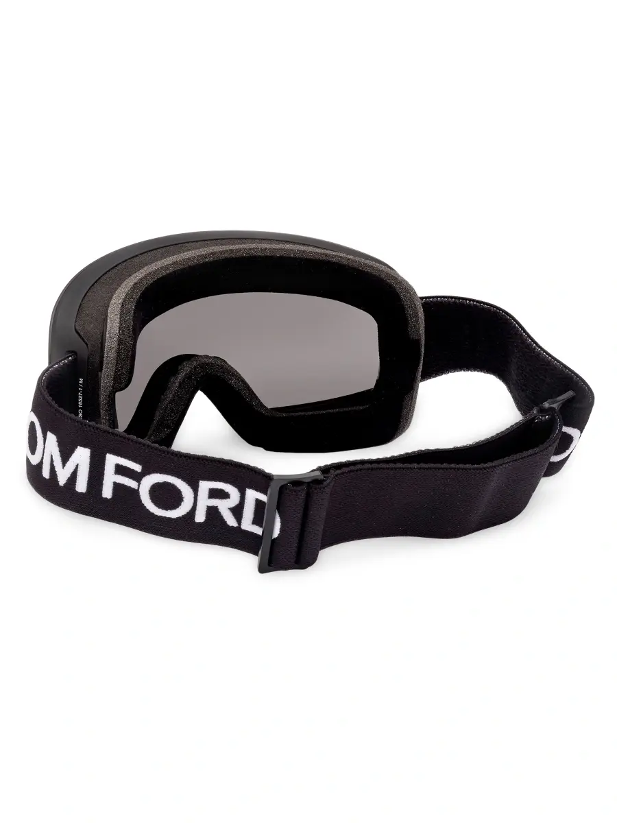 Tom Ford Women's Logo Strap Mirrored Ski Goggles | Thumbnail 4 Tom Ford Women's Logo Strap Mirrored Ski Goggles | Thumbnail 4