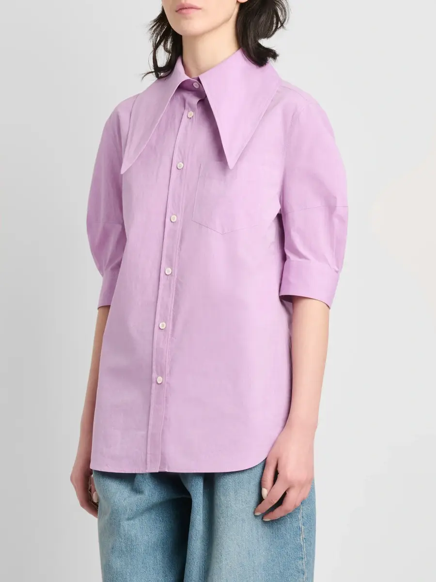 MOSCHINO Women's Cotton Poplin Blouse | Thumbnail 4 MOSCHINO Women's Cotton Poplin Blouse | Thumbnail 4