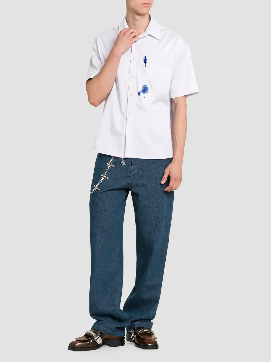 Bluemarble Men's Pen Office Shirt | Thumbnail 2 Bluemarble Men's Pen Office Shirt | Thumbnail 2