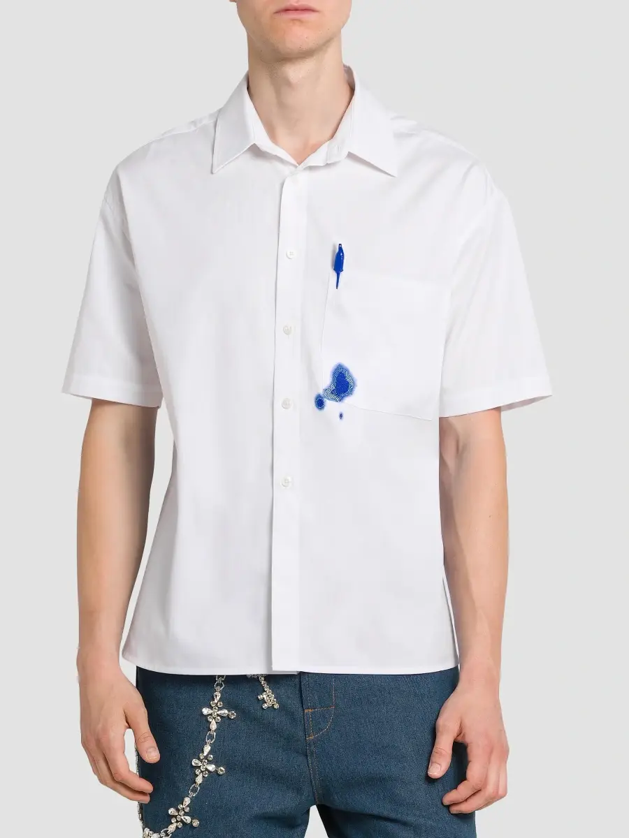 Bluemarble Men's Pen Office Shirt | Thumbnail 3 Bluemarble Men's Pen Office Shirt | Thumbnail 3