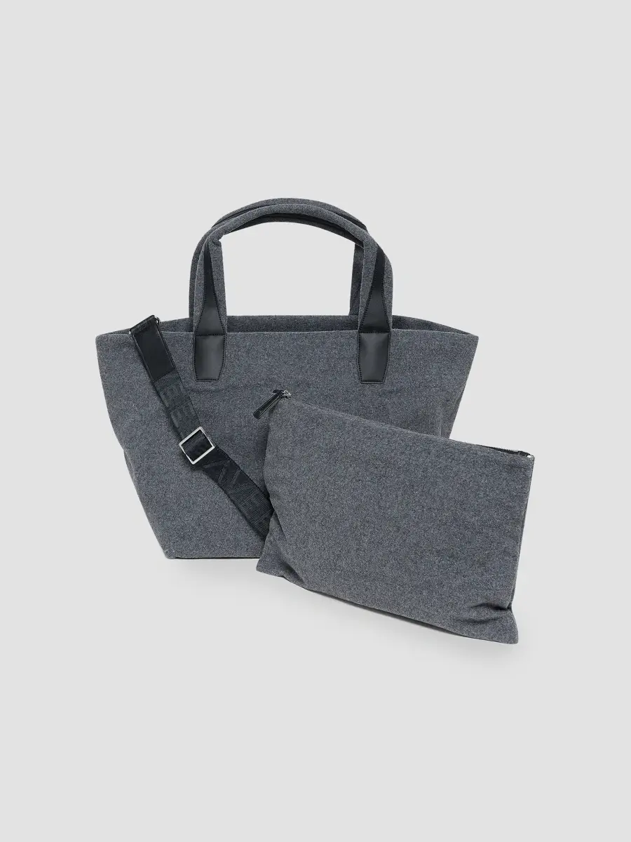Vee Collective Women's The Essence Wool Tote Bag | Thumbnail 3 Vee Collective Women's The Essence Wool Tote Bag | Thumbnail 3