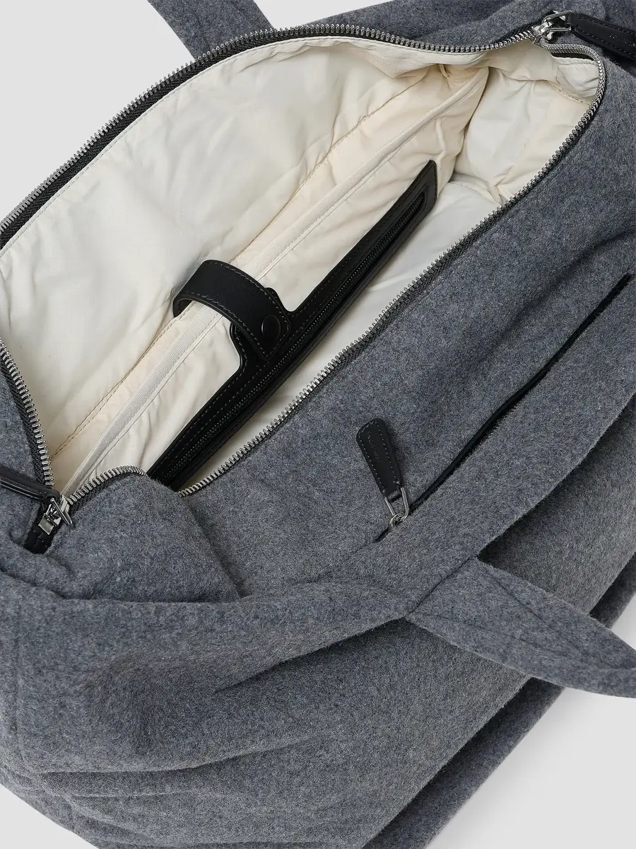 Vee Collective Women's The Essence Wool Tote Bag | Thumbnail 4 Vee Collective Women's The Essence Wool Tote Bag | Thumbnail 4