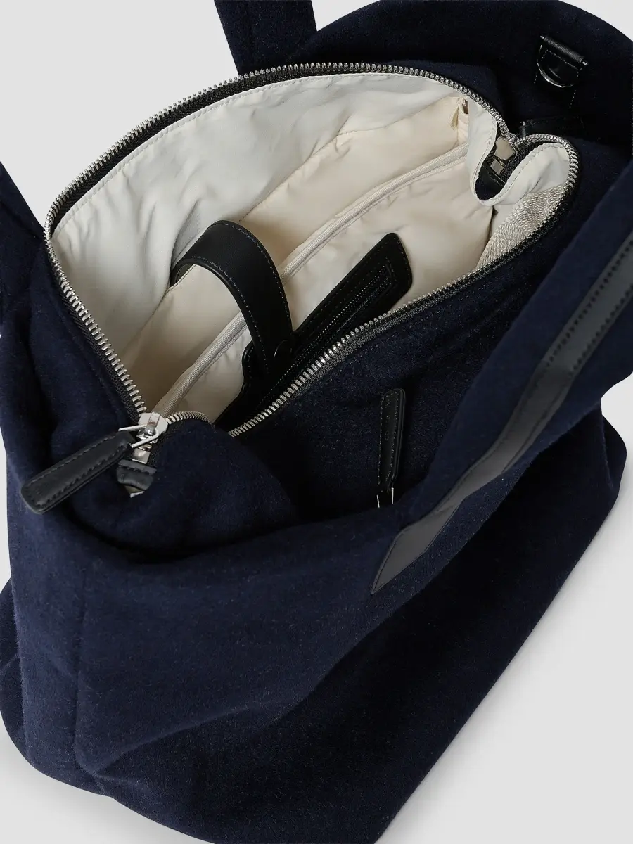 Vee Collective Women's Essence Small Wool Tote Bag | Thumbnail 4