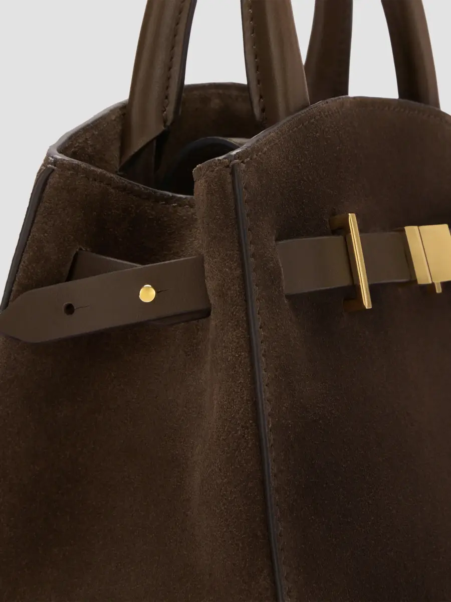 DeMellier Women's The Small Hudson Suede Top-Handle Bag | Thumbnail 3 DeMellier Women's The Small Hudson Suede Top-Handle Bag | Thumbnail 3