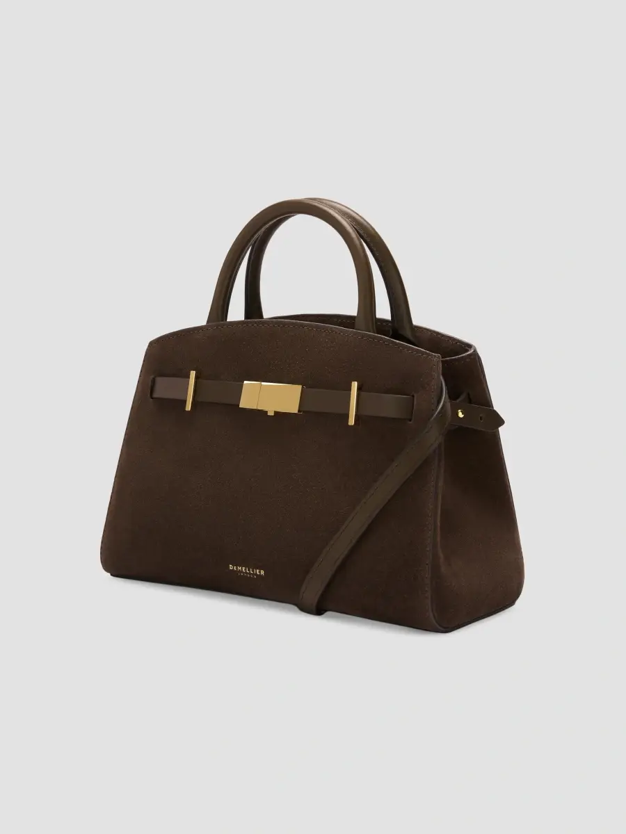 DeMellier Women's The Small Hudson Suede Top-Handle Bag | Thumbnail 4 DeMellier Women's The Small Hudson Suede Top-Handle Bag | Thumbnail 4
