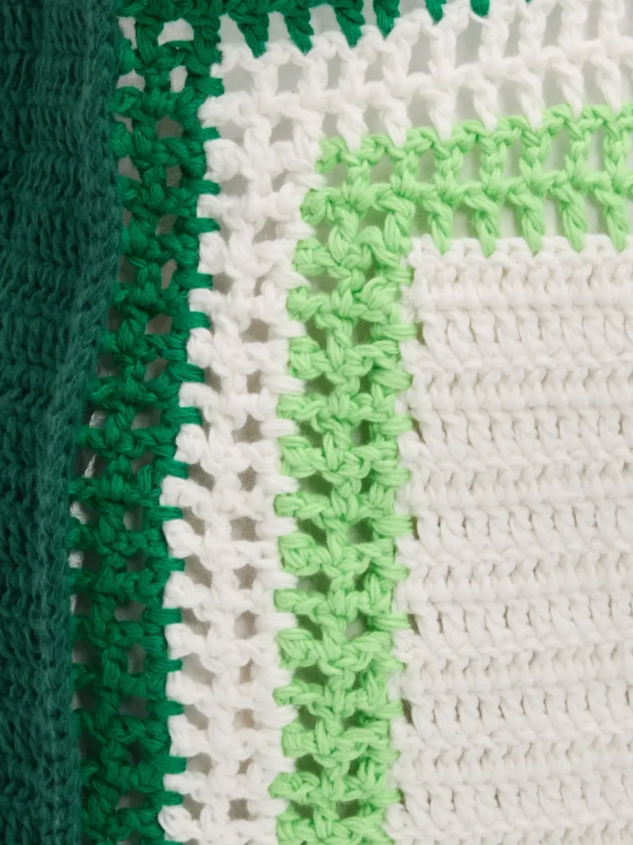Casablanca Women's Crochet Cotton Tote | Thumbnail 6 Casablanca Women's Crochet Cotton Tote | Thumbnail 6