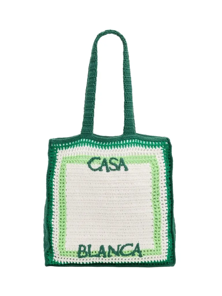 Women's Crochet Cotton Tote