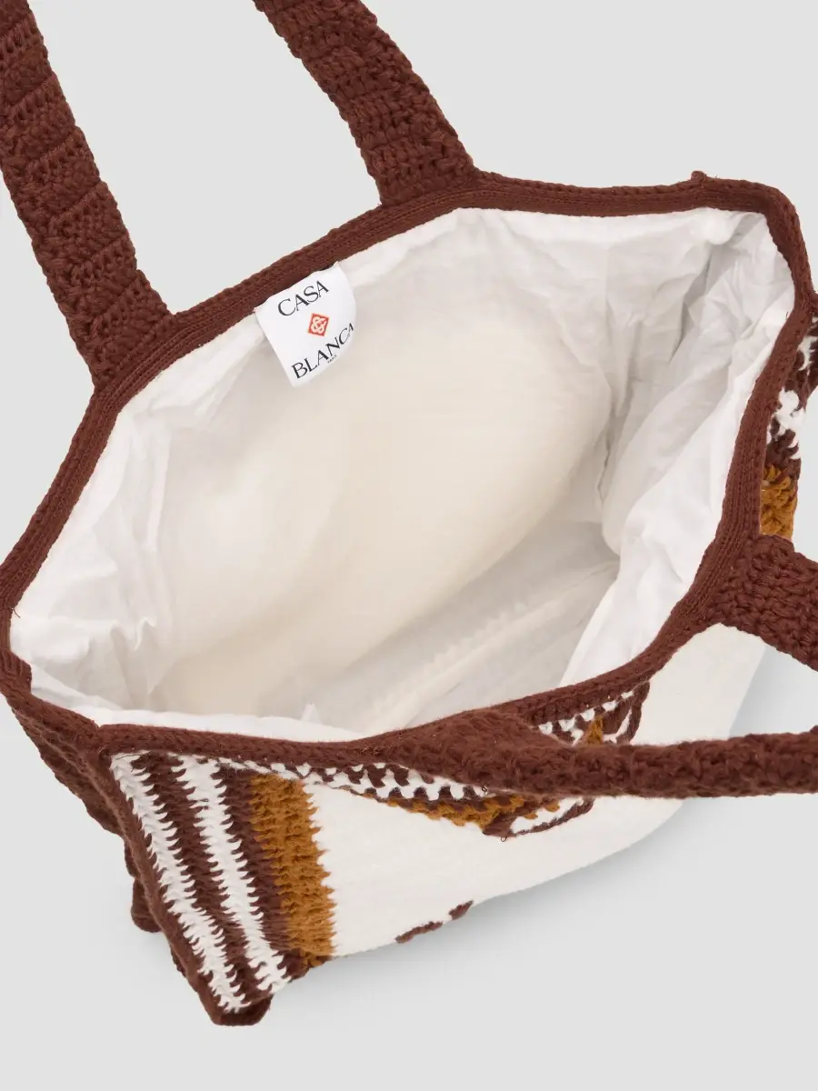 Casablanca Women's Crochet Cotton Tote | Thumbnail 4 Casablanca Women's Crochet Cotton Tote | Thumbnail 4