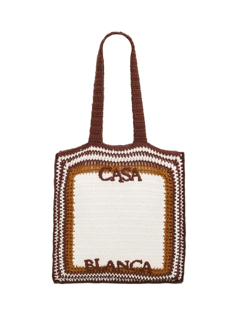 Women's Crochet Cotton Tote