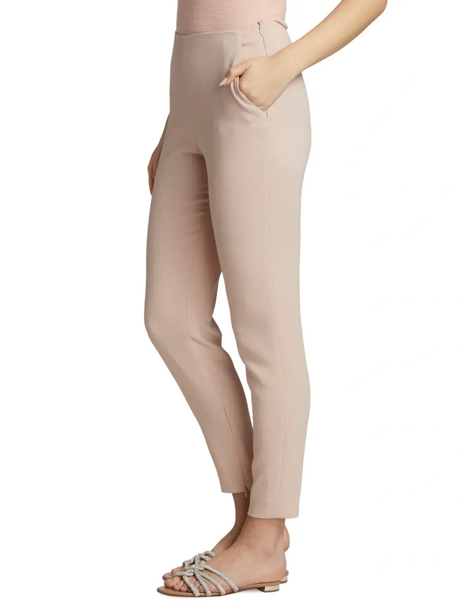 Giorgio Armani Women's Main Cady Slim-Leg Pants | Thumbnail 4 Giorgio Armani Women's Main Cady Slim-Leg Pants | Thumbnail 4