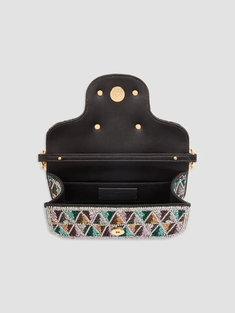 Valentino Women's Locò Small Embroidered Shoulder Bag | Thumbnail 3 Valentino Women's Locò Small Embroidered Shoulder Bag | Thumbnail 3