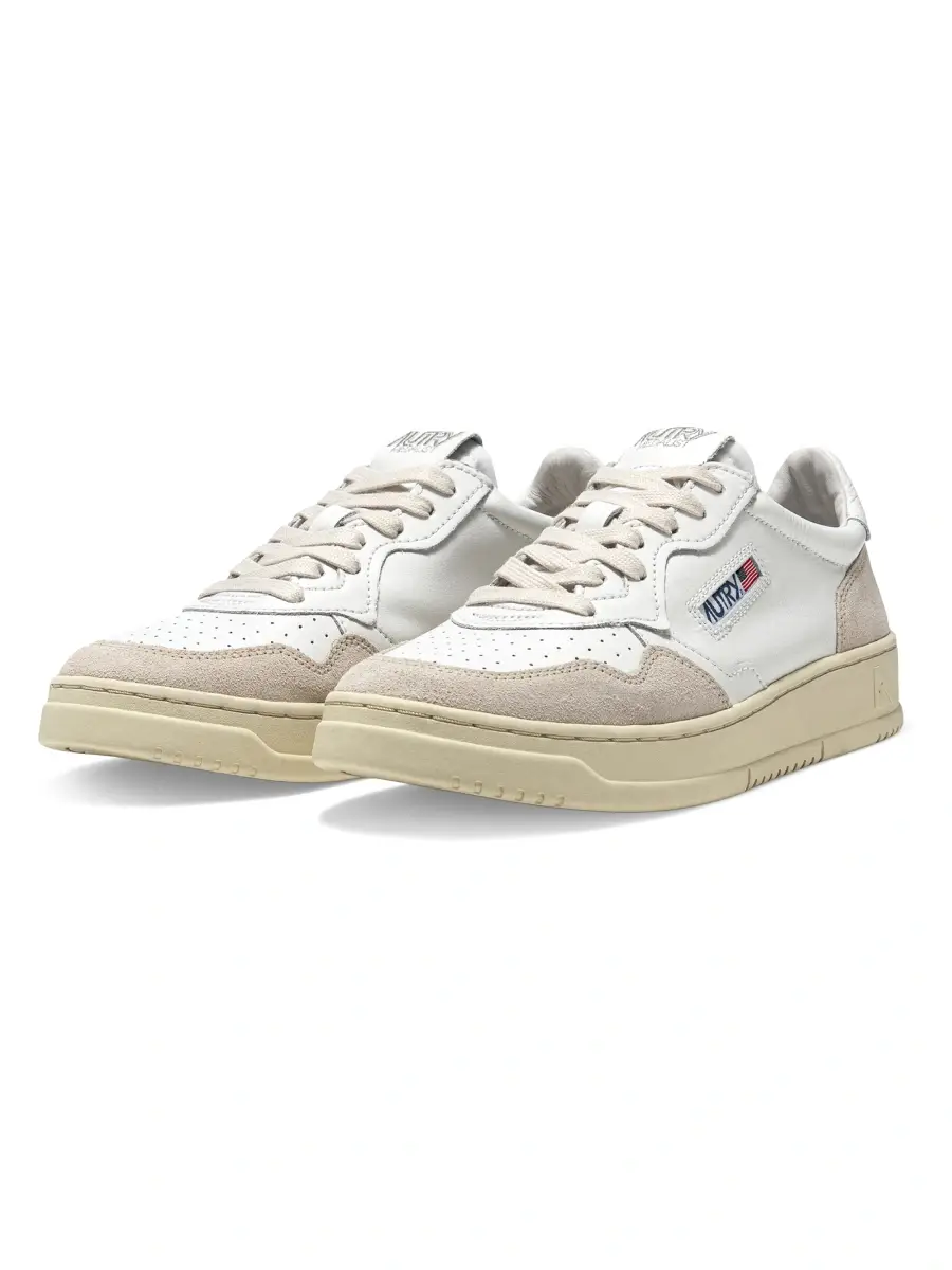 Autry Women's Medalist Leather & Suede Low-Top Sneakers | Thumbnail 2 Autry Women's Medalist Leather & Suede Low-Top Sneakers | Thumbnail 2