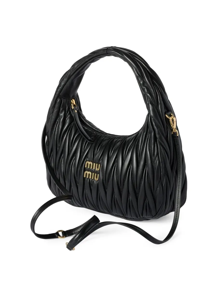 Miu Miu Women's Wander Matelassé Nappa Leather Top Handle Bag | Thumbnail 5 Miu Miu Women's Wander Matelassé Nappa Leather Top Handle Bag | Thumbnail 5