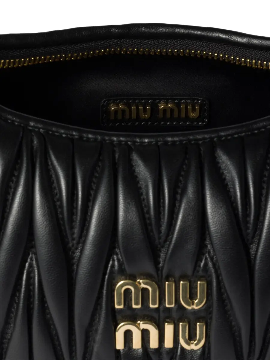 Miu Miu Women's Wander Matelassé Nappa Leather Top Handle Bag | Thumbnail 7 Miu Miu Women's Wander Matelassé Nappa Leather Top Handle Bag | Thumbnail 7