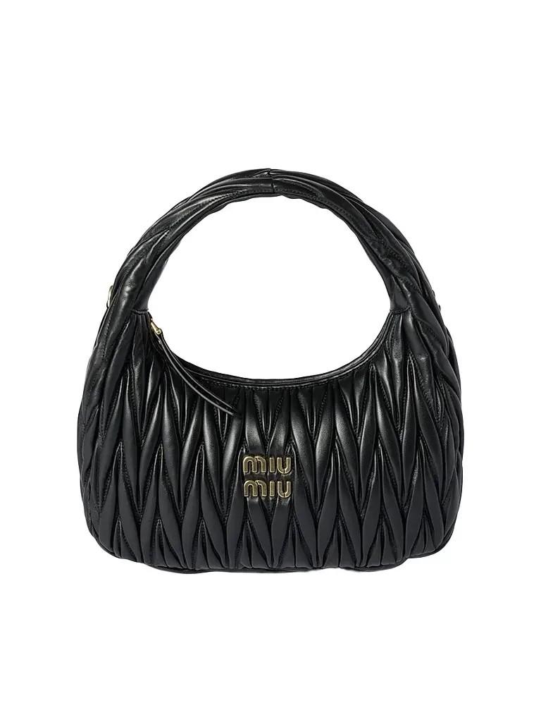 Miu Miu Women's Wander Matelassé Nappa Leather Top Handle Bag