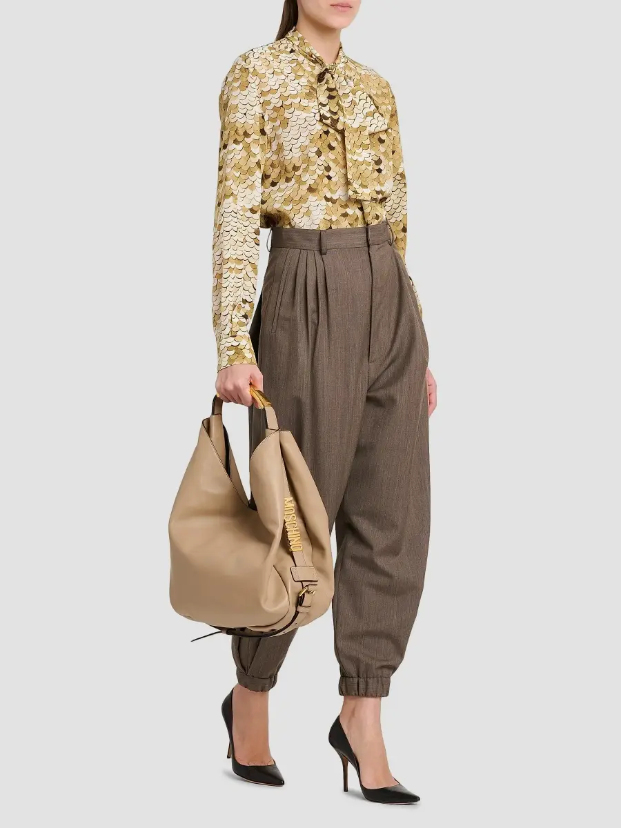 MOSCHINO Women's Handle Me Hobo Bag | Thumbnail 2 MOSCHINO Women's Handle Me Hobo Bag | Thumbnail 2
