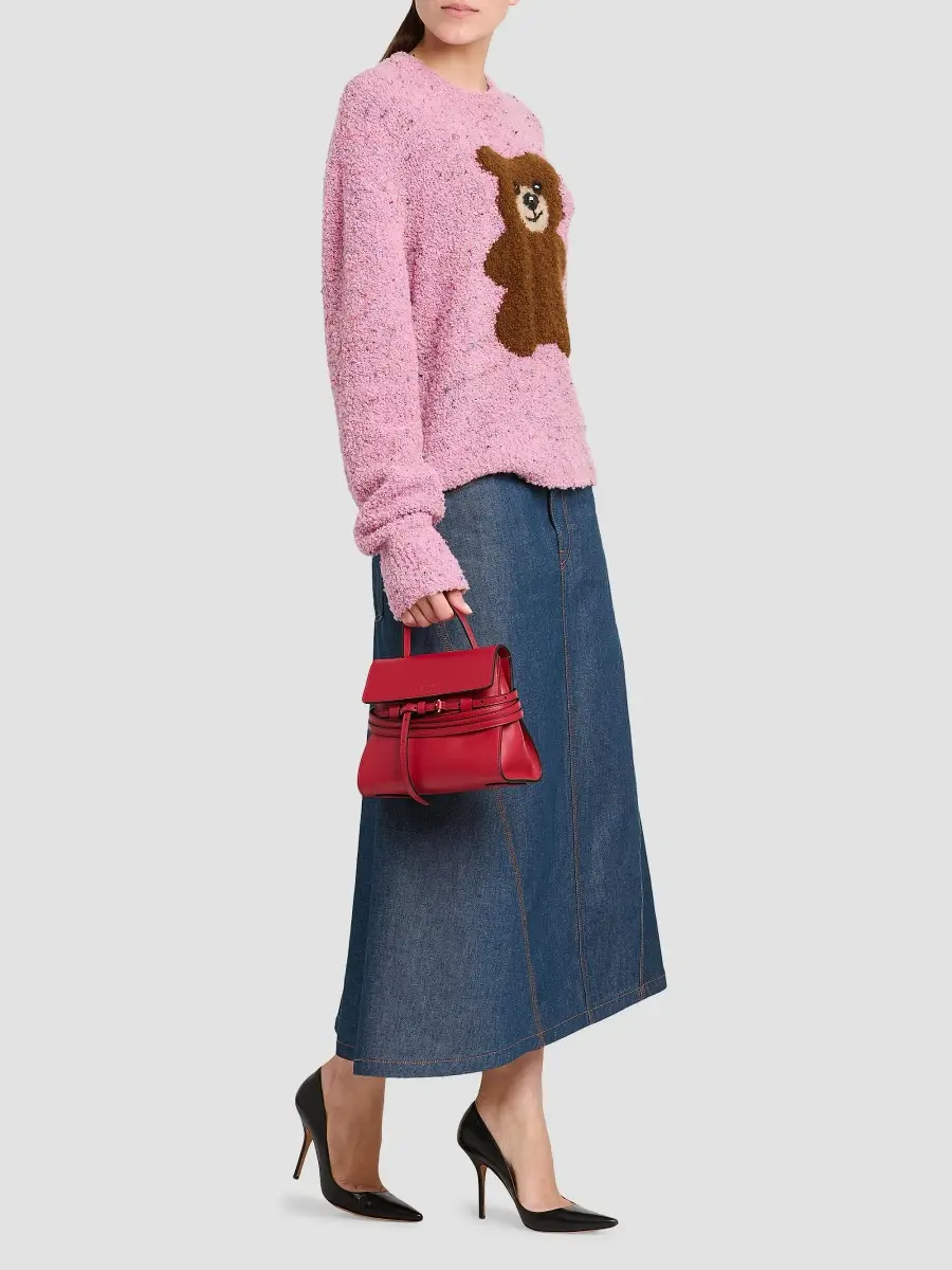 MOSCHINO Women's Tie Me Strappy Top Handle Bag | Thumbnail 3