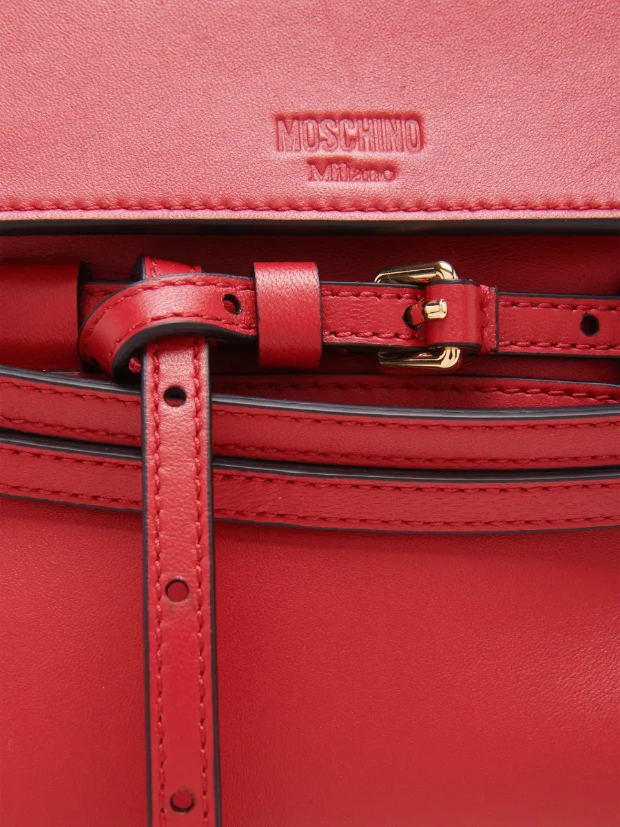 MOSCHINO Women's Tie Me Strappy Top Handle Bag | Thumbnail 6